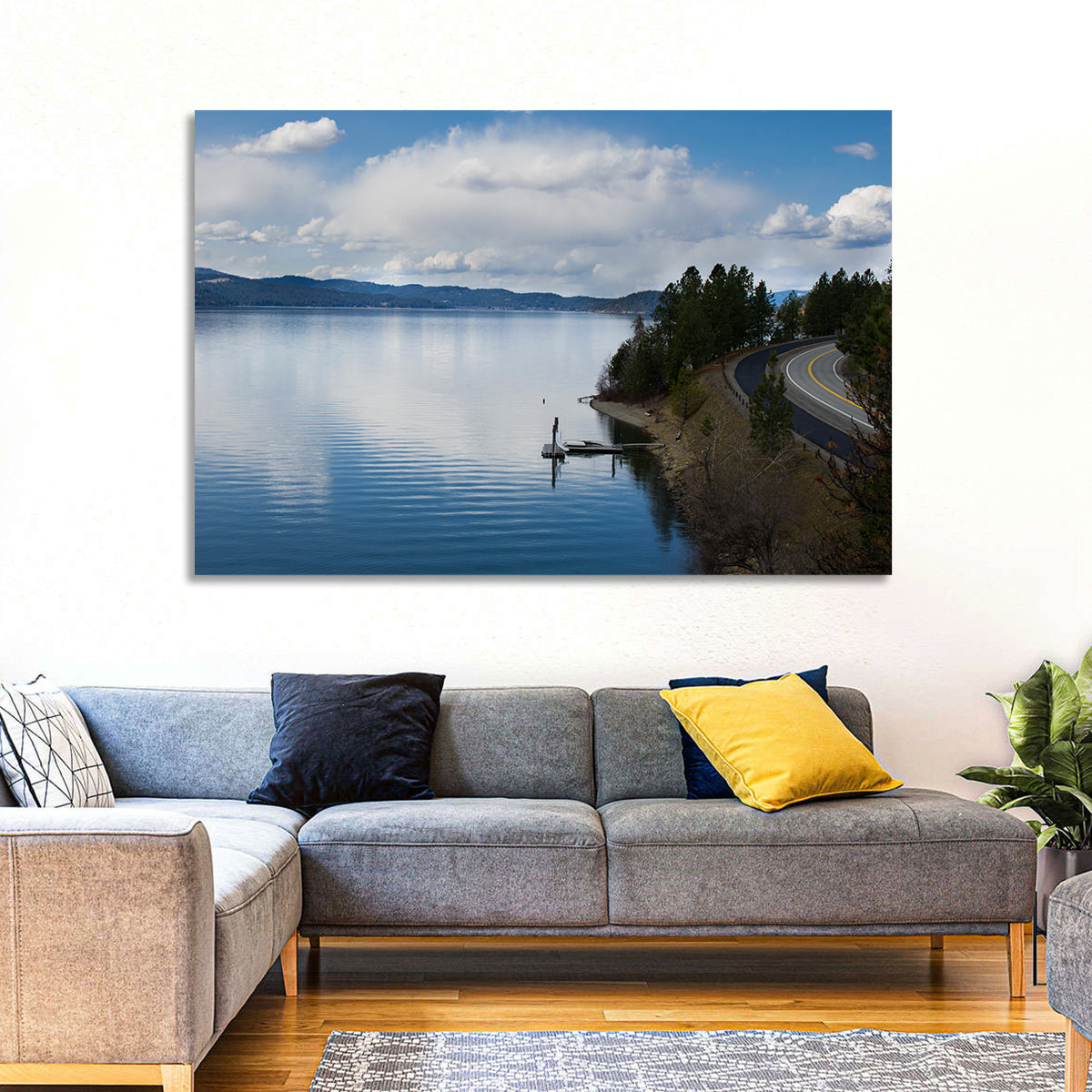 Coeur D'alene Lakeshore View Wall Art