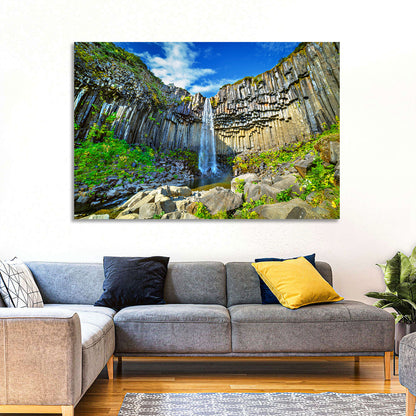 Svartifoss Basalt Falls Wall Art