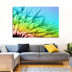 Dewy Dandelion Close-up Wall Art