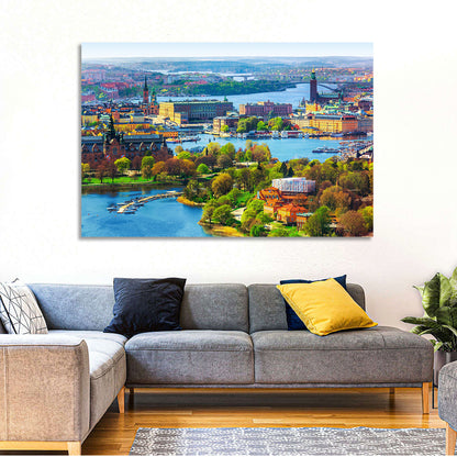 Gamla Stan Waterfront Wall Art