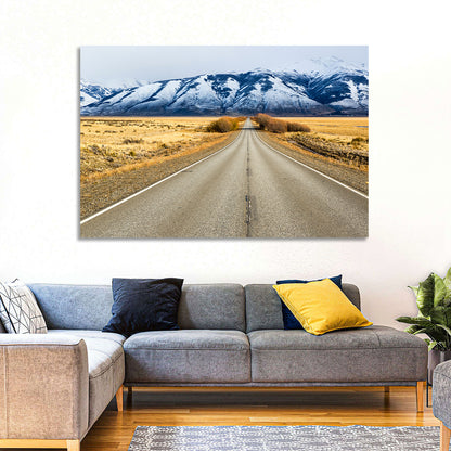 El Calafate Road with Snow Peaks Wall Art