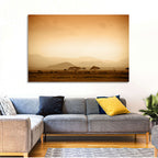 Hazy Savannah at Dawn Wall Art
