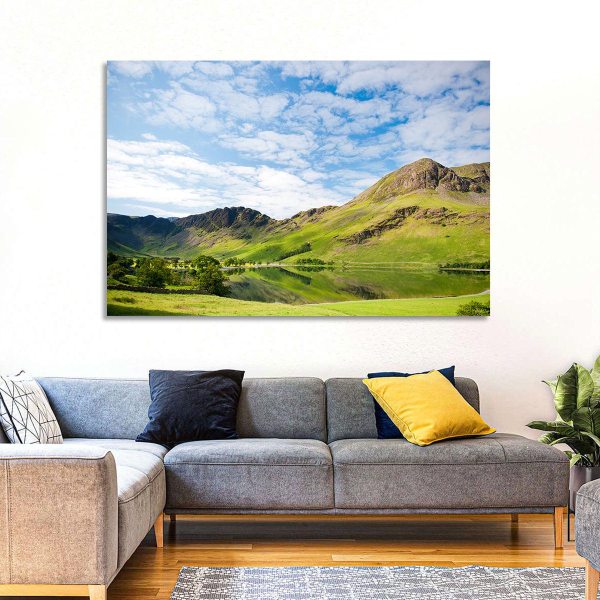 Haystacks Reflection at Buttermere Wall Art