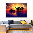 Coconut Island Sunset Wall Art