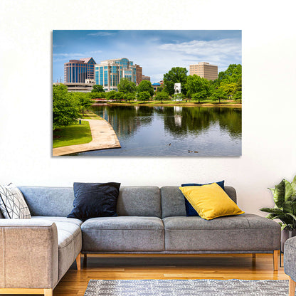 Big Spring Park Skyline, Huntsville Wall Art