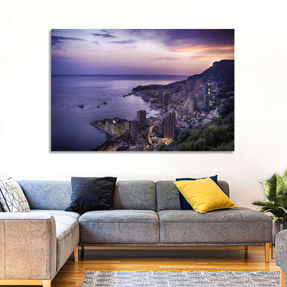 Monte Carlo at Dusk Wall Art
