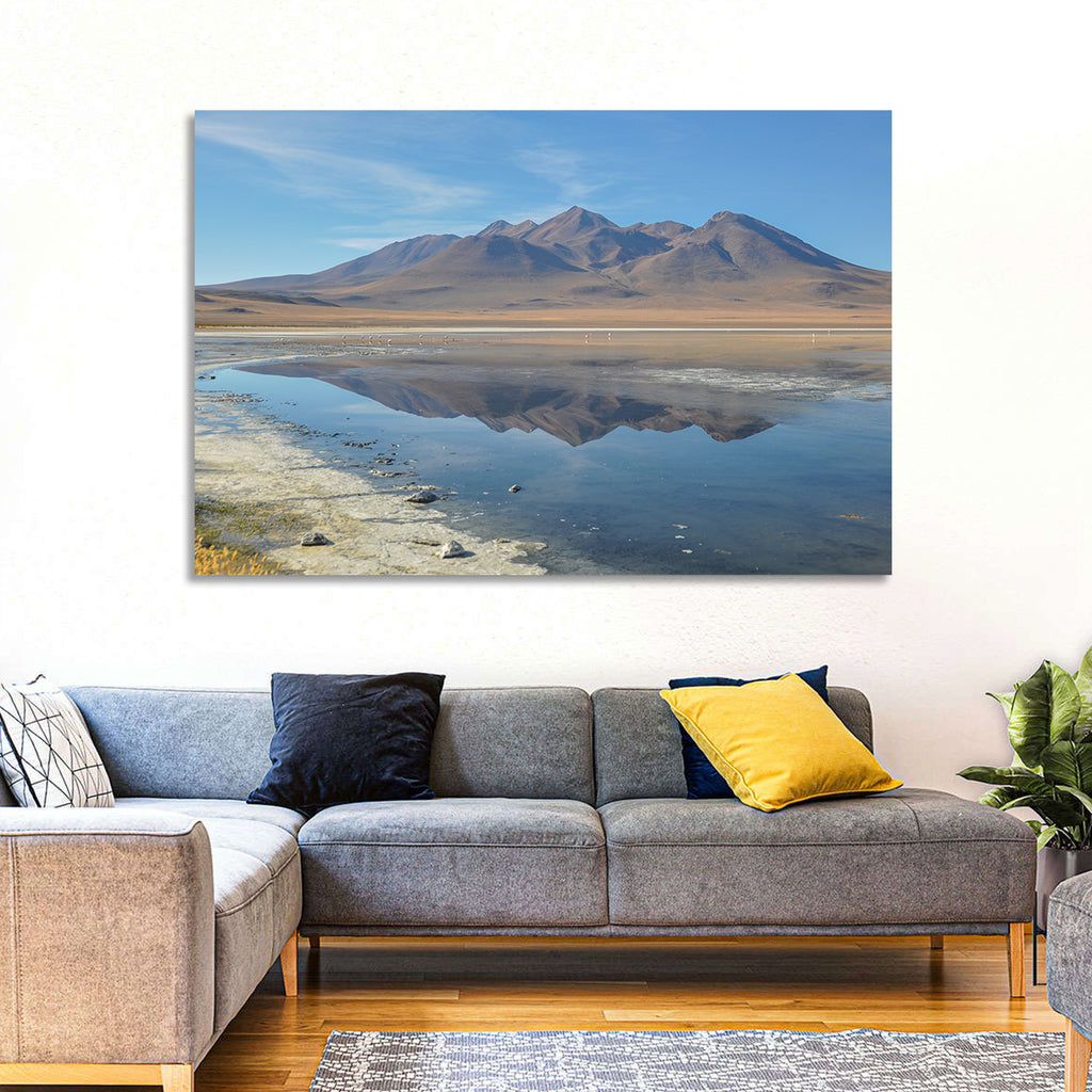 Sur Lipez Salt Lake Reflection Wall Art