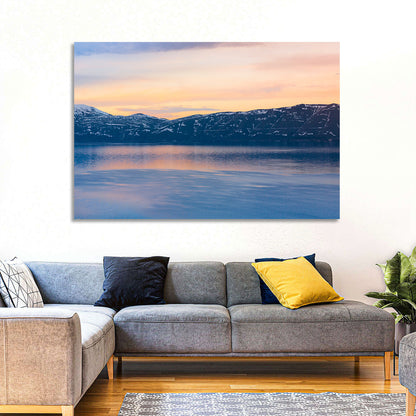 Lake Sevan Evening Reflection Wall Art