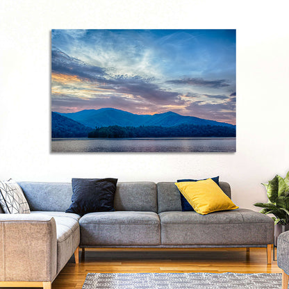 Lake Santeetlah Sunset Glow Wall Art
