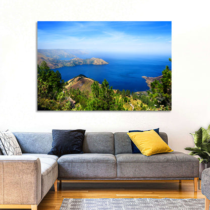 Lake Toba Aerial View Wall Art