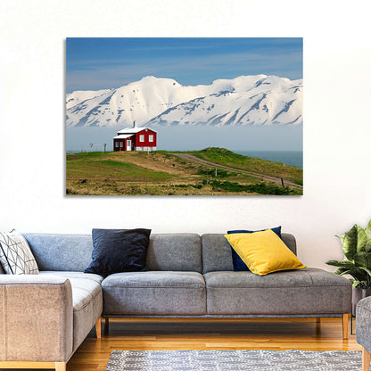 Red House by Fjord Wall Art
