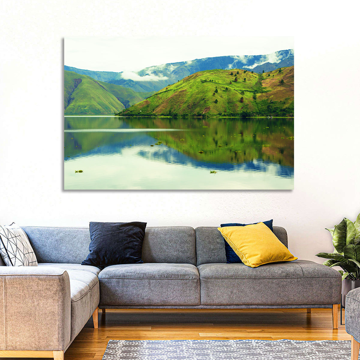 Lake Toba Reflection Wall Art
