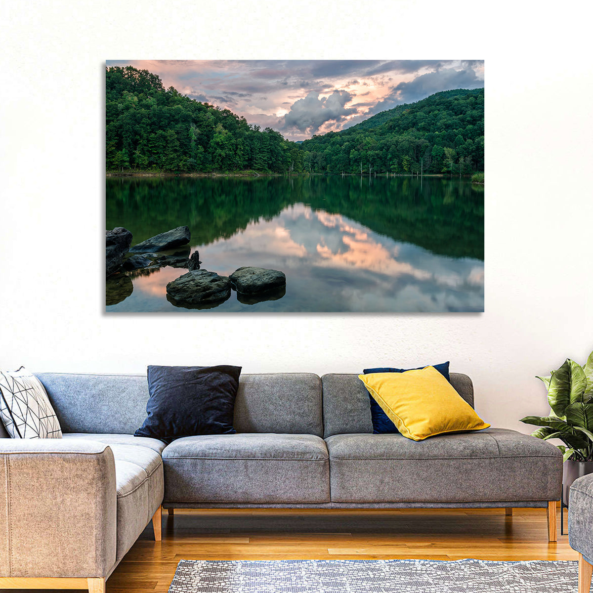 Martins Fork Lake Sunset Wall Art