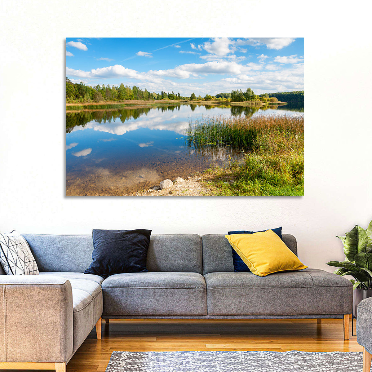 Paunkula Lake Reflections Wall Art