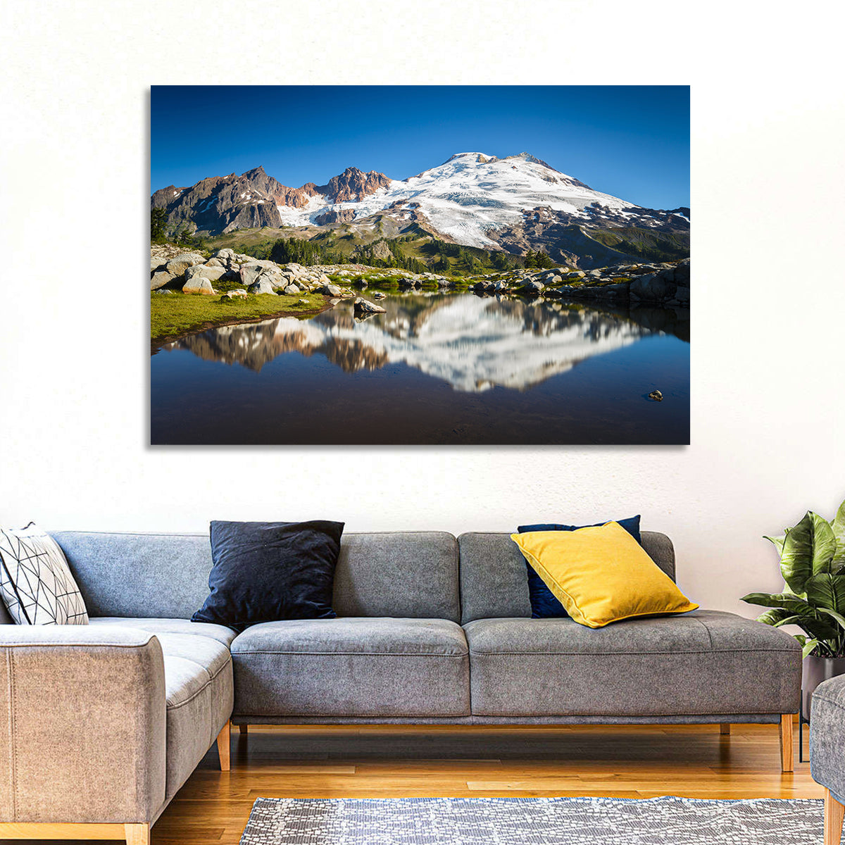 Snow-capped Mount Baker Wall Art