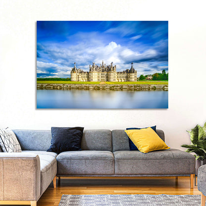 Château De Chambord Reflection Wall Art