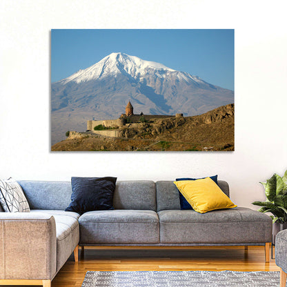 Khor Virap Monastery with Mount Ararat Wall Art