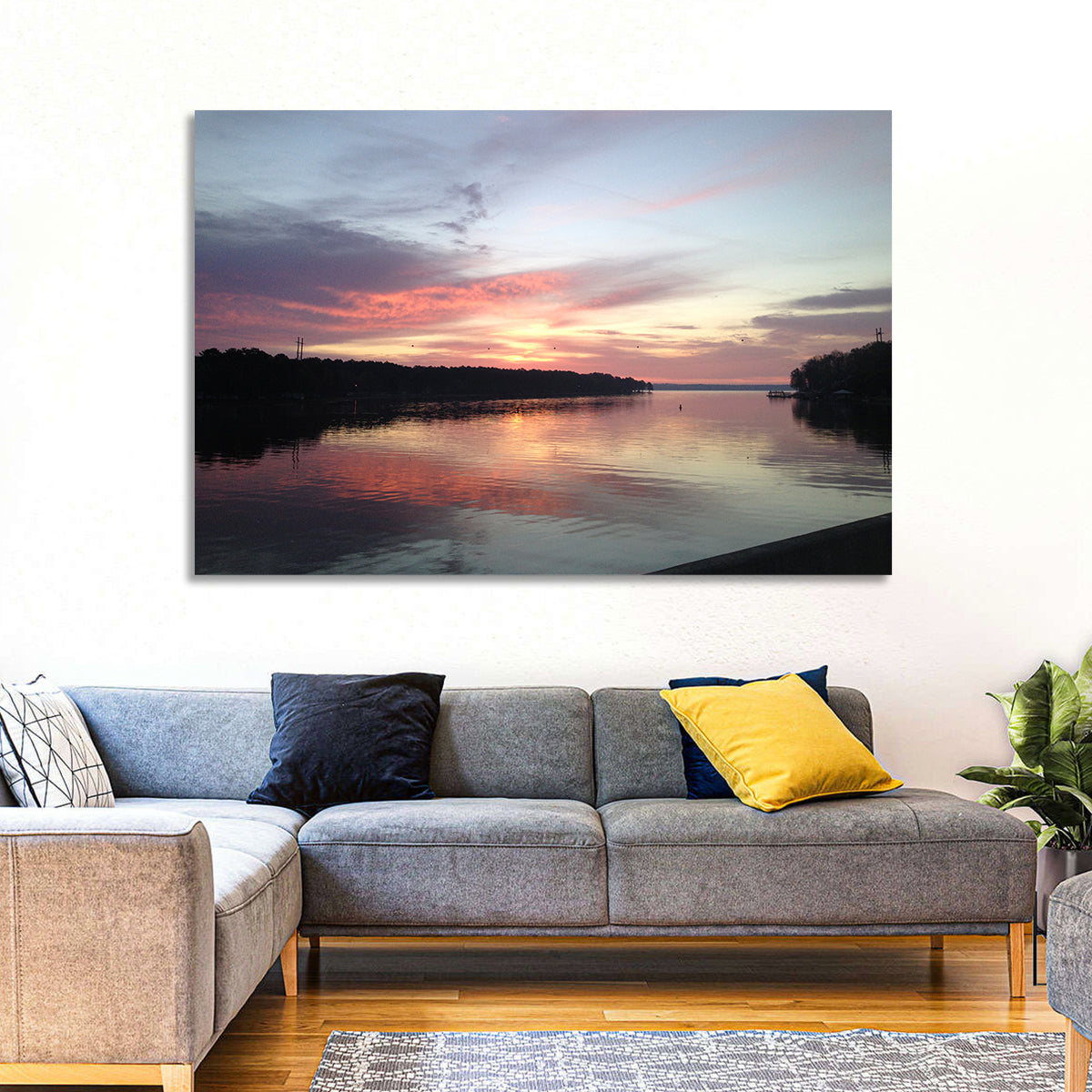 Lake Eufaula Sunset Wall Art