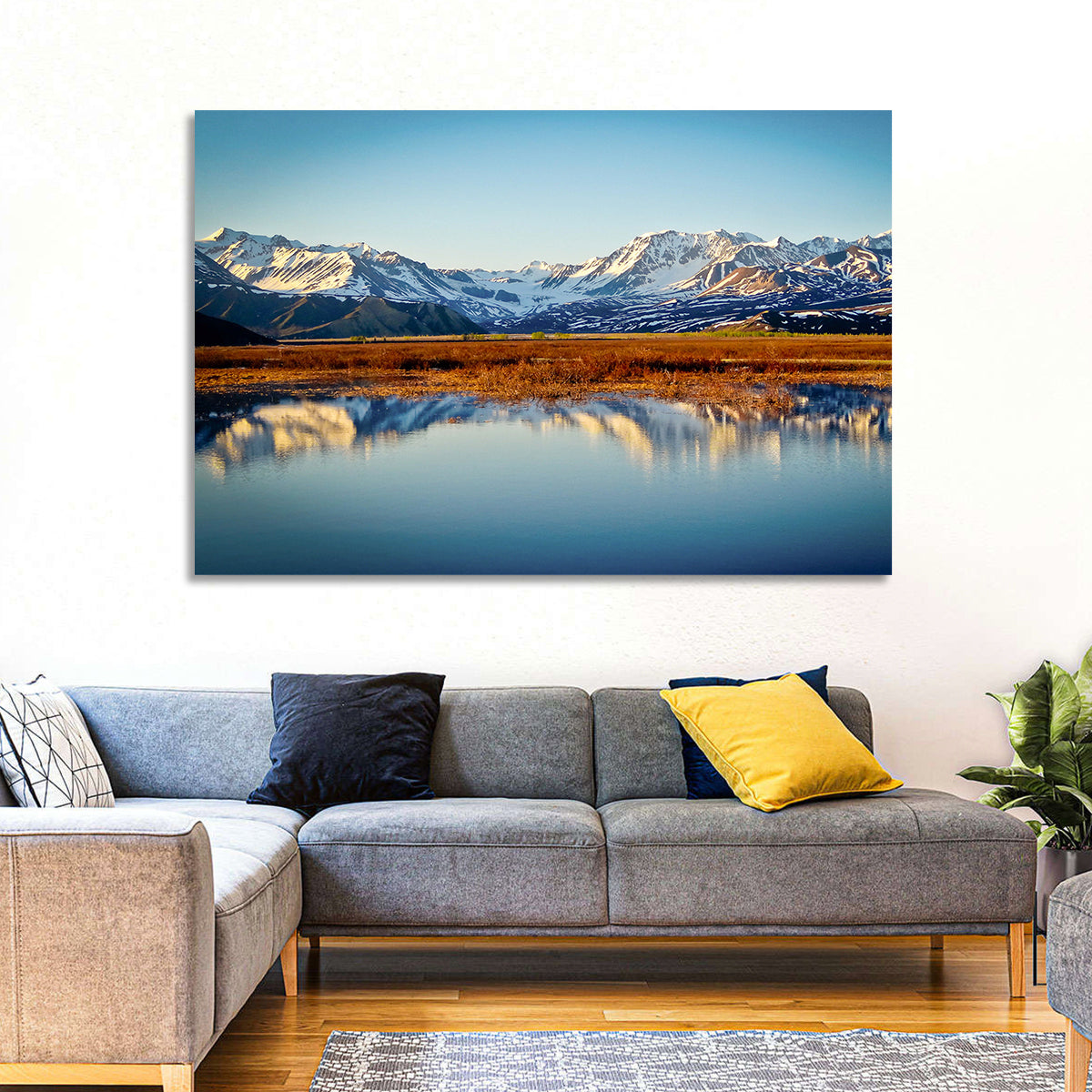 Summit Lake Reflection Wall Art