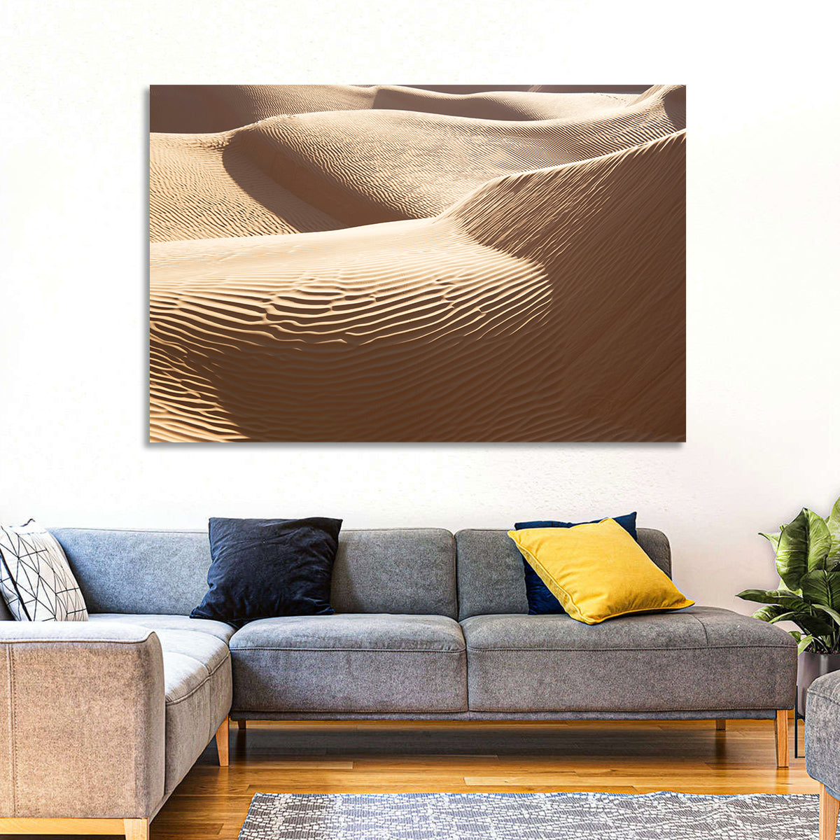 Sahara Sand Dunes Close-up Wall Art