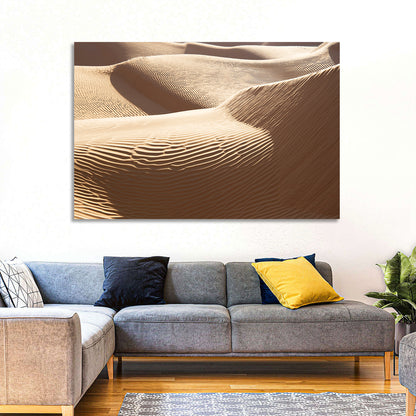 Sahara Sand Dunes Close-up Wall Art