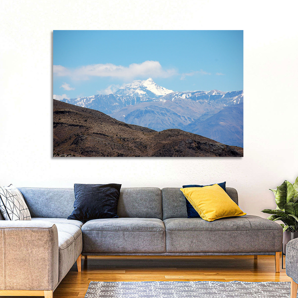 Snow-capped Mount Aconcagua Wall Art