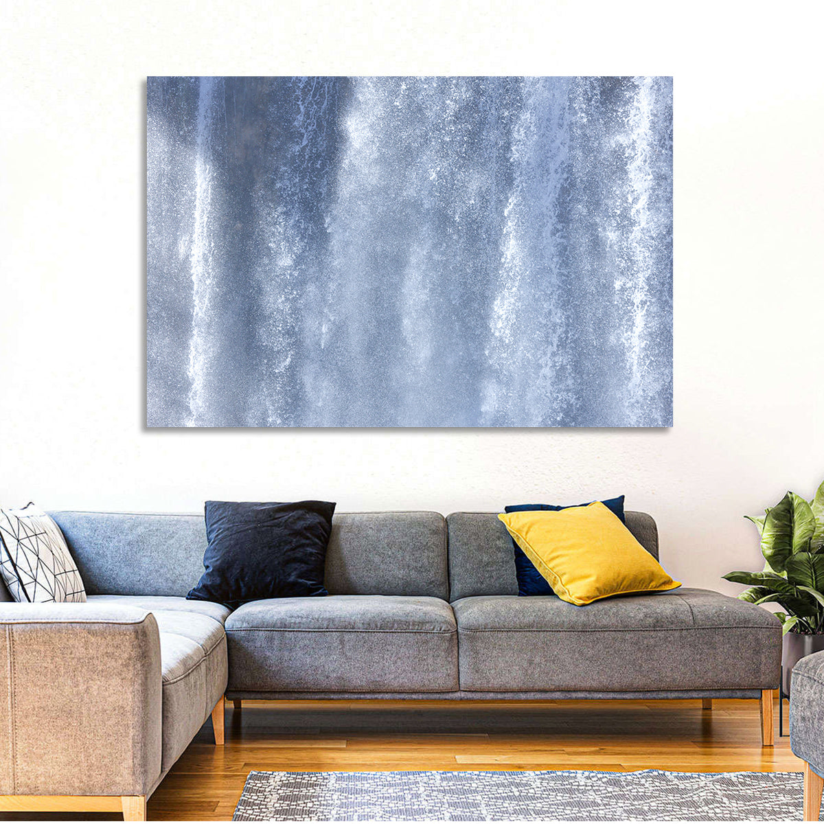 Abstract Waterfall Pattern Wall Art