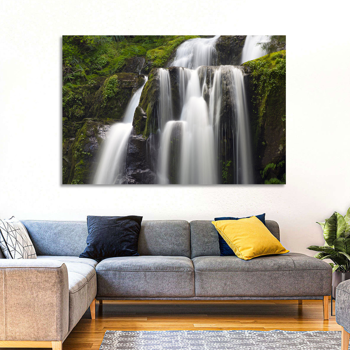 Mossy Kentucky Waterfall Wall Art