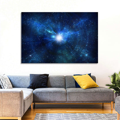 Lightspeed Galaxy Burst Wall Art