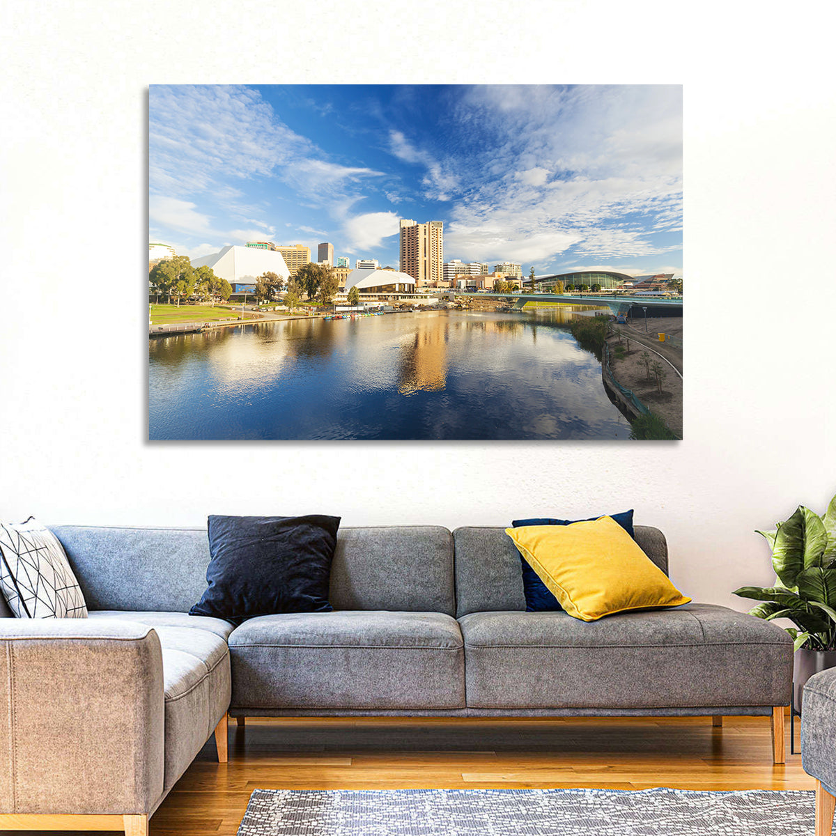 Adelaide River Torrens Skyline Wall Art