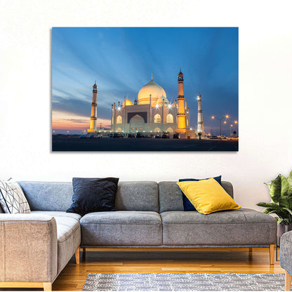 Siddiqa Fatima Zahra Mosque at Dusk Wall Art