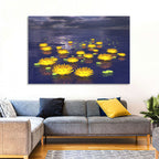 Floating Lotus at Dusk Wall Art