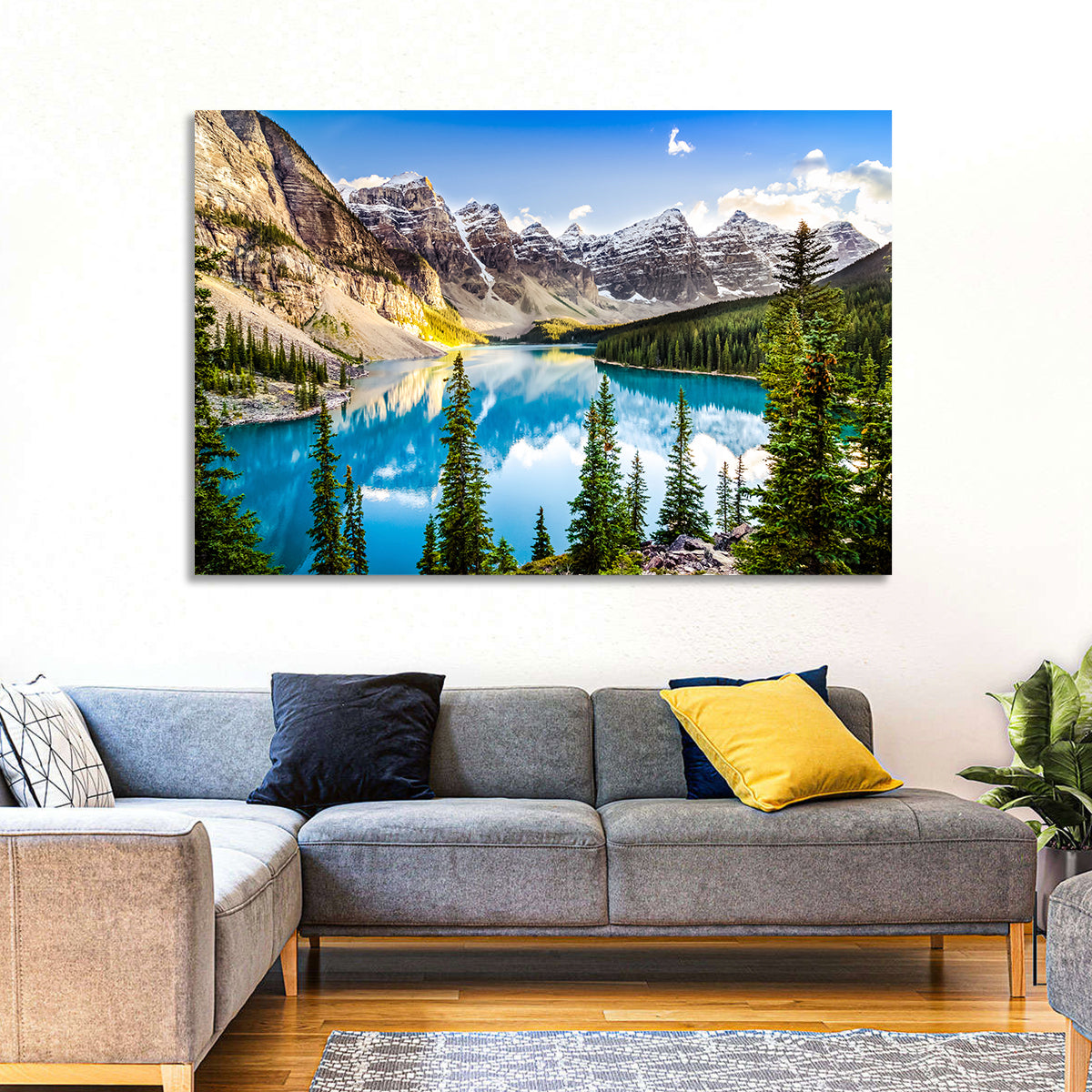 Moraine Lake Reflections Wall Art