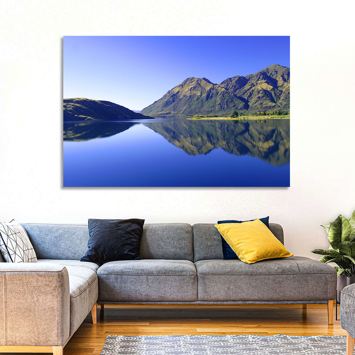 Lake Hawea Mirror Reflection Wall Art