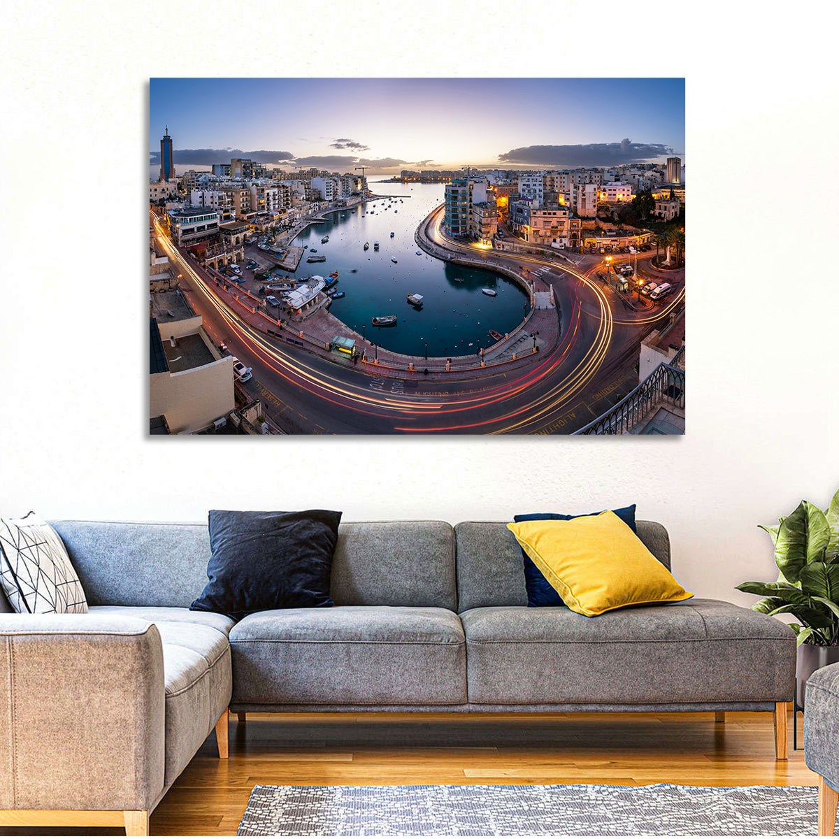 Spinola Bay Light Trails Wall Art