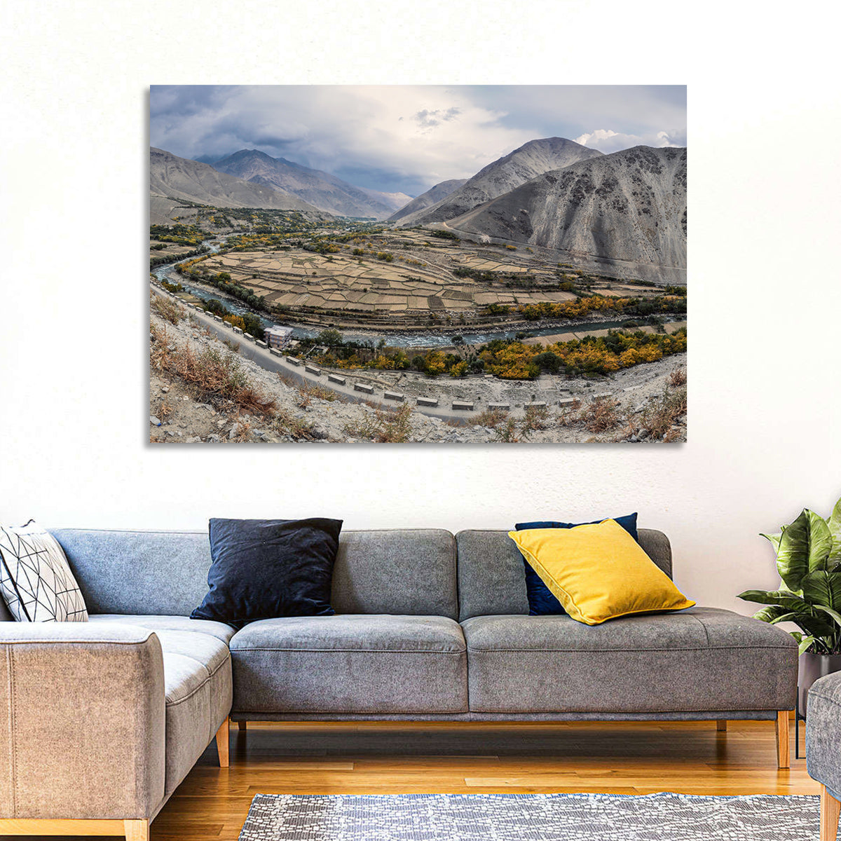 Autumn Valley, Afghanistan Wall Art