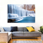 Seeley's Pond Winter Waterfall Wall Art