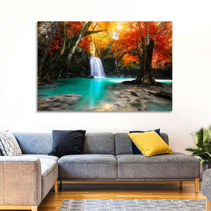 Erawan Waterfall, Kanchanaburi Wall Art