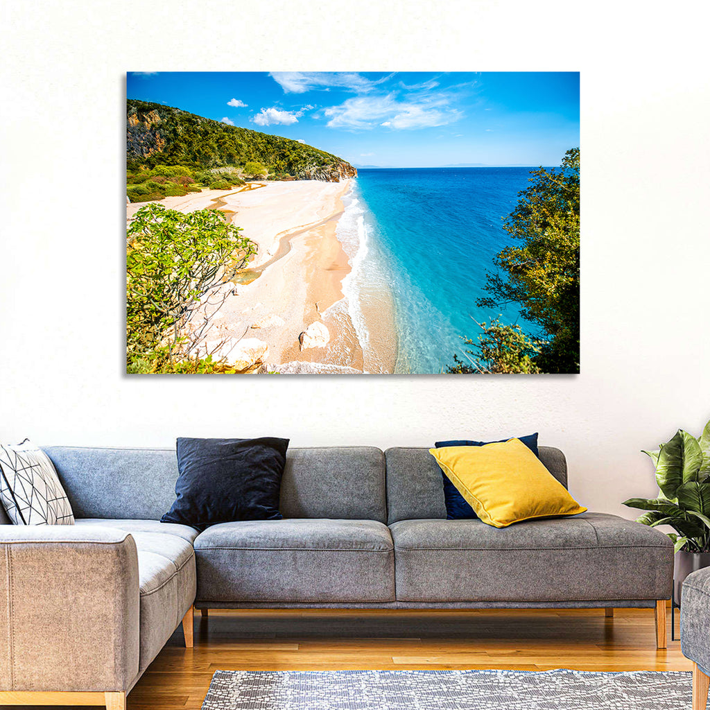 Mylopotamos Turquoise Beach Wall Art