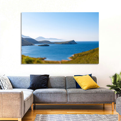 Coastal Cliffs and Lighthouse Bay Wall Art