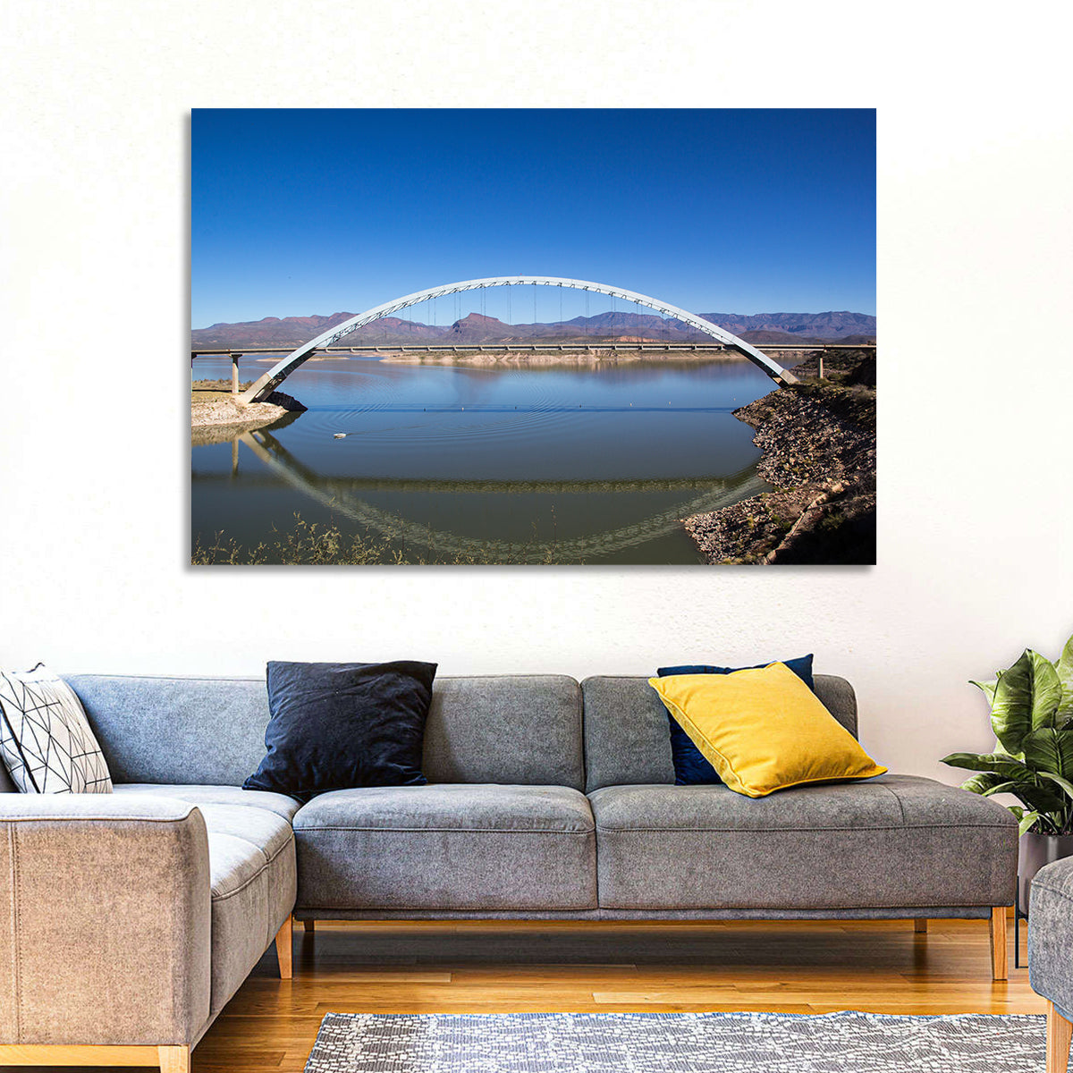 Roosevelt Lake Bridge Wall Art