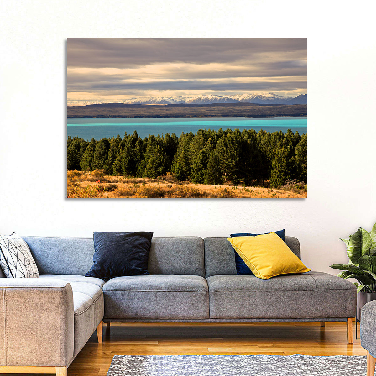 Lake Pukaki Turquoise View Wall Art