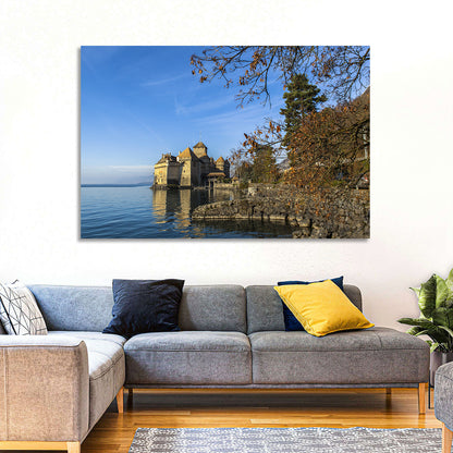 Chillon Castle on Lake Geneva Wall Art