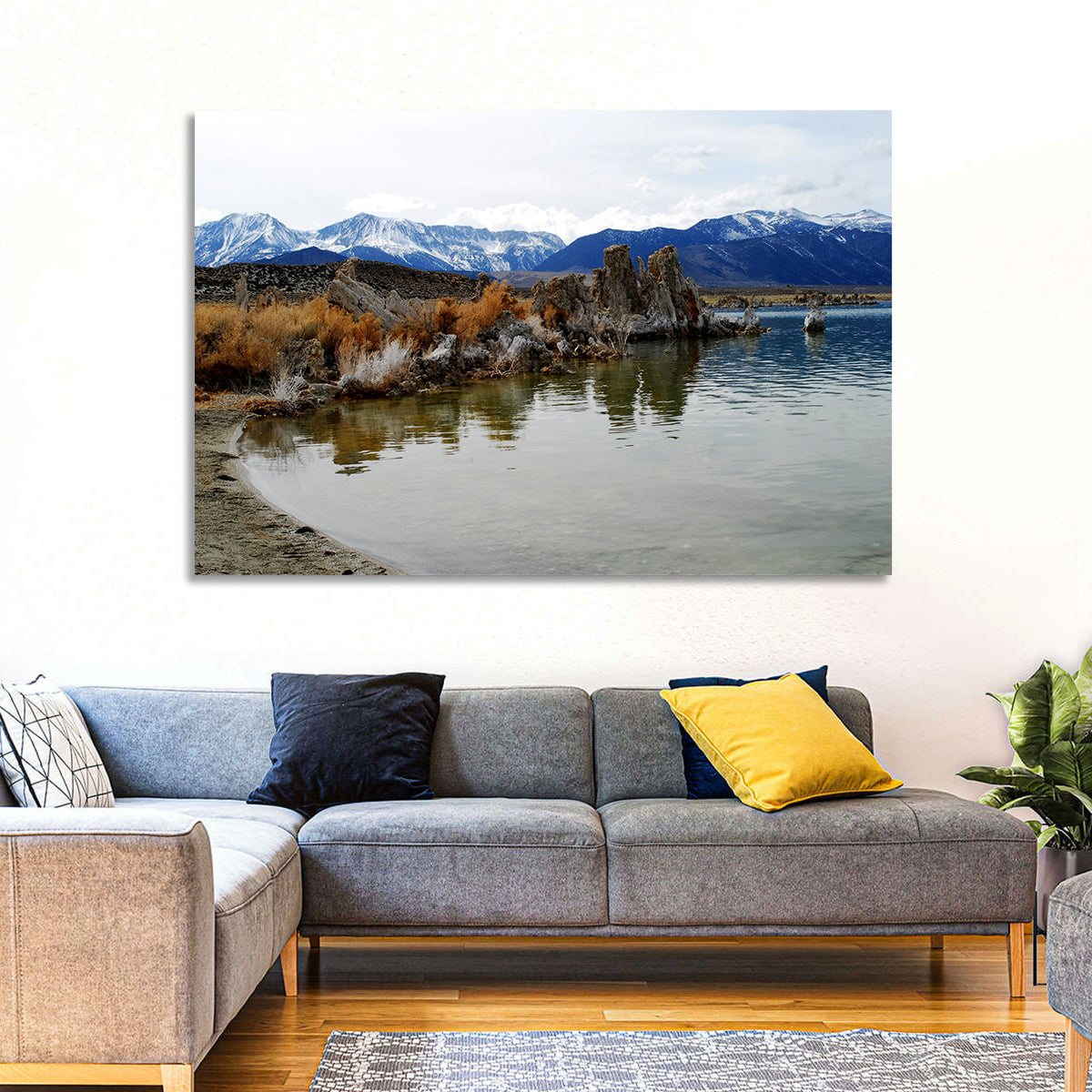 Mono Lake Tufa Towers with Mount Whitney Wall Art