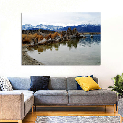 Mono Lake Tufa Towers with Mount Whitney Wall Art