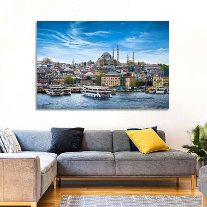 Süleymaniye Mosque Over Golden Horn Wall Art