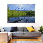 Mount Adams Reflection at Takhlakh Lake Wall Art