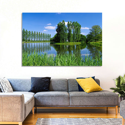 Woerlitz Rousseau Island Reflection Wall Art