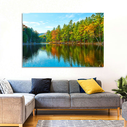 White Mountain Forest Reflections Wall Art