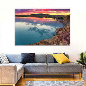 Lake Balkhash Sunset Wall Art